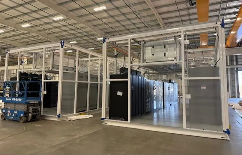 Modular power units in fabrication on the factory floor